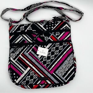 Vera Bradley Black and Pink Crossbody Bag